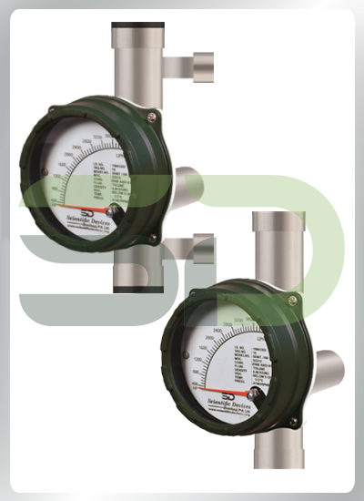 Metal Tube Rotameter with Screwed Connection