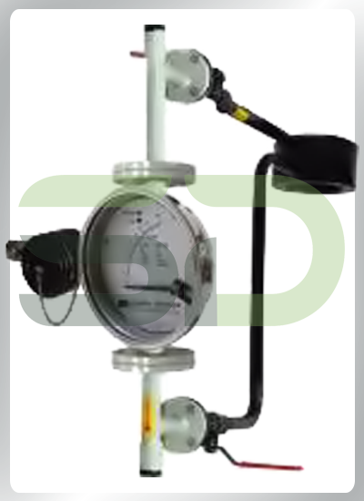 Vertical Mounting By-Pass Metal Tube Rotameter With Carrier Ring, Flow Alarm Switch, 4-20mA Transmitter & Totalizer